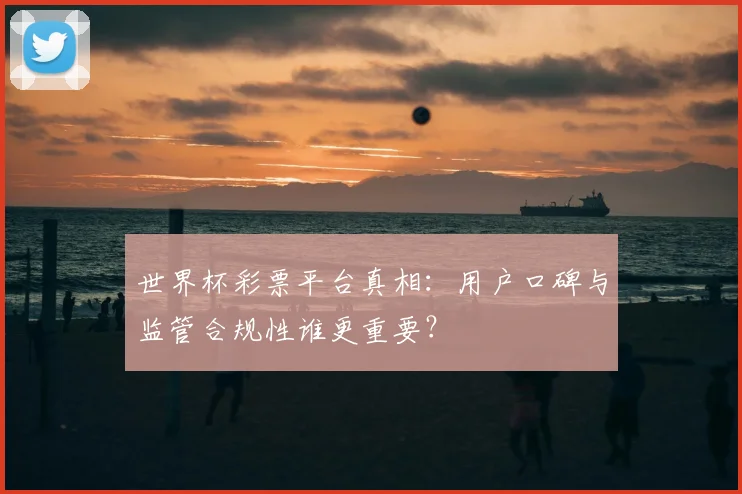 世界杯彩票平台真相:用户口碑与监管合规性谁更重要?